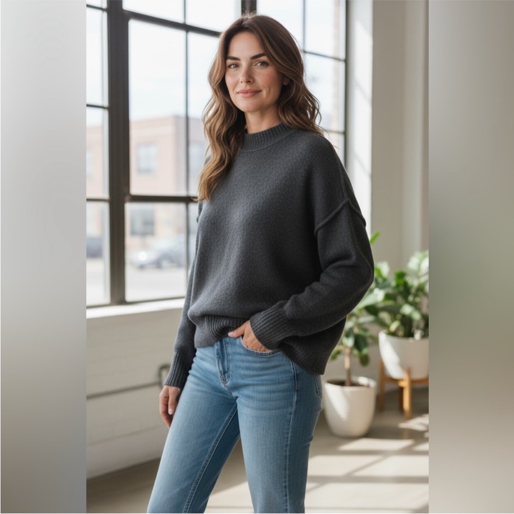 Abercrombie & Fitch Oversized Chenille Sweater